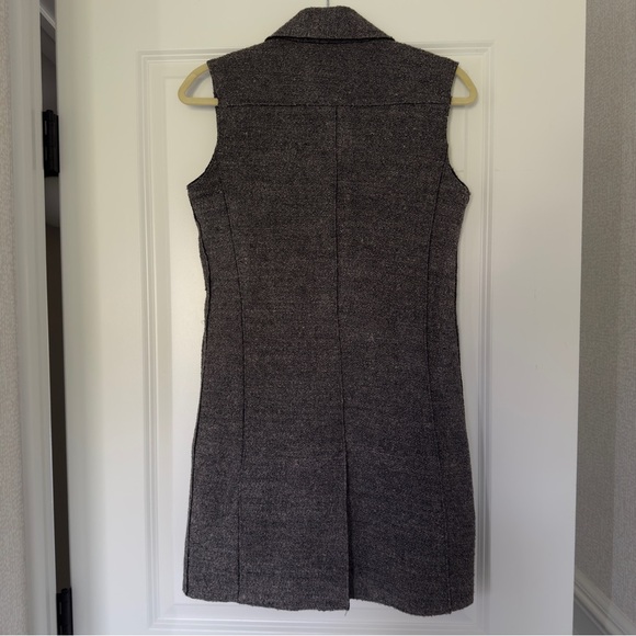 Vigoss Women's Heavy Jacket Vest Sleeveless Gray Snap Closure XS - Picture 2 of 7